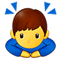 Emoji 🙇‍♂️ Uomo Che Fa Inchino Profondo su Samsung One UI 5.0.