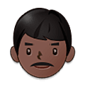 Emoji 👨🏿 Uomo: Carnagione Scura su Samsung One UI 5.0.
