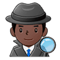 🕵🏿‍♂️ Emoji Detective Hombre: Tono De Piel Oscuro en Samsung One UI 5.0.