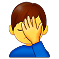 Emoji 🤦‍♂️ Uomo Esasperato su Samsung One UI 5.0.
