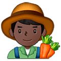 👨🏿‍🌾 Emoji Agricultor: Tono De Piel Oscuro en Samsung One UI 5.0.