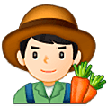 Emoji 👨🏻‍🌾 Contadino: Carnagione Chiara su Samsung One UI 5.0.