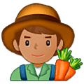 Emoji 👨🏽‍🌾 Contadino: Carnagione Olivastra su Samsung One UI 5.0.