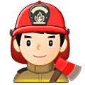 Émoji 👨🏻‍🚒 Pompier Homme : Peau Claire sur Samsung One UI 5.0.