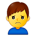 🙍‍♂️ Emoji Homem Franzindo A Sobrancelha na Samsung One UI 5.0.