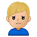 Emoji 🙍🏼‍♂️ Uomo Corrucciato: Carnagione Abbastanza Chiara su Samsung One UI 5.0.