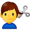 Emoji 💇‍♂️ Taglio Di Capelli Per Uomo su Samsung One UI 5.0.