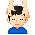 💆🏻‍♂️ Emoji Hombre Recibiendo Masaje: Tono De Piel Claro en Samsung One UI 5.0.