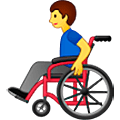 👨‍🦽 Emoji Mann in manuellem Rollstuhl Samsung One UI 5.0.