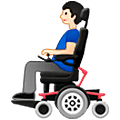 👨🏻‍🦼 Emoji Homem Em Cadeira De Rodas Motorizada: Pele Clara na Samsung One UI 5.0.