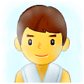 Emoji 🧖‍♂️ Uomo In Sauna su Samsung One UI 5.0.