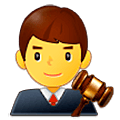Emoji 👨‍⚖️ Giudice Uomo su Samsung One UI 5.0.