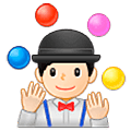 🤹🏻‍♂️ Emoji Hombre Haciendo Malabares: Tono De Piel Claro en Samsung One UI 5.0.