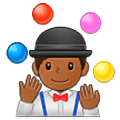 Emoji 🤹🏾‍♂️ Giocoliere Uomo: Carnagione Abbastanza Scura su Samsung One UI 5.0.