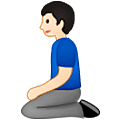 🧎🏻‍♂️ Emoji Hombre De Rodillas: Tono De Piel Claro en Samsung One UI 5.0.