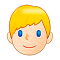 Émoji 👱🏻‍♂️ Homme Blond : Peau Claire sur Samsung One UI 5.0.