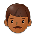 👨🏾 Emoji Homem: Pele Morena Escura na Samsung One UI 5.0.