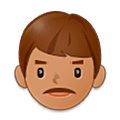 👨🏽 Emoji Mann: mittlere Hautfarbe Samsung One UI 5.0.