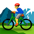 Emoji 🚵‍♂️ Ciclista Uomo Di Mountain Bike su Samsung One UI 5.0.