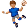 🤾🏽‍♂️ Emoji Hombre Jugando Al Balonmano: Tono De Piel Medio en Samsung One UI 5.0.