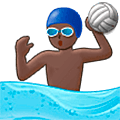 🤽🏿‍♂️ Emoji Hombre Jugando Al Waterpolo: Tono De Piel Oscuro en Samsung One UI 5.0.