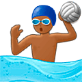 🤽🏾‍♂️ Emoji Homem Jogando Polo Aquático: Pele Morena Escura na Samsung One UI 5.0.