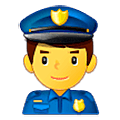 👮‍♂️ Emoji Policial Homem na Samsung One UI 5.0.