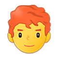👨‍🦰 Emoji Hombre: Pelo Pelirrojo en Samsung One UI 5.0.