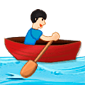 🚣🏻‍♂️ Emoji Mann im Ruderboot: helle Hautfarbe Samsung One UI 5.0.