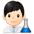 👨🏻‍🔬 Emoji Cientista Homem: Pele Clara na Samsung One UI 5.0.