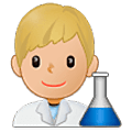 Emoji 👨🏼‍🔬 Scienziato: Carnagione Abbastanza Chiara su Samsung One UI 5.0.