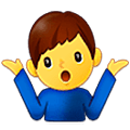 Emoji 🤷‍♂️ Uomo Che Scrolla Le Spalle su Samsung One UI 5.0.