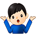 🤷🏻‍♂️ Emoji Hombre Encogido De Hombros: Tono De Piel Claro en Samsung One UI 5.0.
