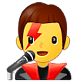 Emoji 👨‍🎤 Cantante Uomo su Samsung One UI 5.0.