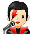 👨🏻‍🎤 Emoji Cantante Hombre: Tono De Piel Claro en Samsung One UI 5.0.