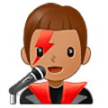 👨🏽‍🎤 Emoji Cantante Hombre: Tono De Piel Medio en Samsung One UI 5.0.