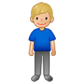 🧍🏼‍♂️ Emoji Homem Em Pé: Pele Morena Clara na Samsung One UI 5.0.