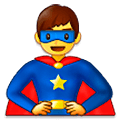 Emoji 🦸‍♂️ Supereroe Uomo su Samsung One UI 5.0.