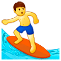 Émoji 🏄‍♂️ Surfeur sur Samsung One UI 5.0.