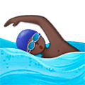 Emoji 🏊🏿‍♂️ Nuotatore: Carnagione Scura su Samsung One UI 5.0.
