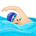 Emoji 🏊🏻‍♂️ Nuotatore: Carnagione Chiara su Samsung One UI 5.0.