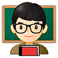 👨🏻‍🏫 Emoji Lehrer: helle Hautfarbe Samsung One UI 5.0.