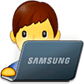 Émoji 👨‍💻 Informaticien sur Samsung One UI 5.0.
