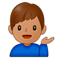 💁🏽‍♂️ Emoji Homem Com A Palma Virada Para Cima: Pele Morena na Samsung One UI 5.0.