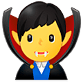 Emoji 🧛‍♂️ Vampiro Uomo su Samsung One UI 5.0.