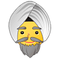 Emoji 👳‍♂️ Uomo Con Turbante su Samsung One UI 5.0.