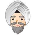 Emoji 👳🏻‍♂️ Uomo Con Turbante: Carnagione Chiara su Samsung One UI 5.0.
