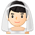 👰🏻‍♂️ Emoji Noivo Com Véu: Pele Clara na Samsung One UI 5.0.