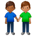 Emoji 👨🏾‍🤝‍👨🏽 Due Uomini Che Si Tengono Per Mano: Carnagione Abbastanza Scura E Carnagione Olivastra su Samsung One UI 5.0.