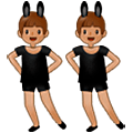 👯🏽‍♂️ Emoji Hombres Con Orejas De Conejo, Tono De Piel Medio en Samsung One UI 5.0.